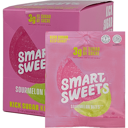 Sourmelon Bites Sweetened with Stevia